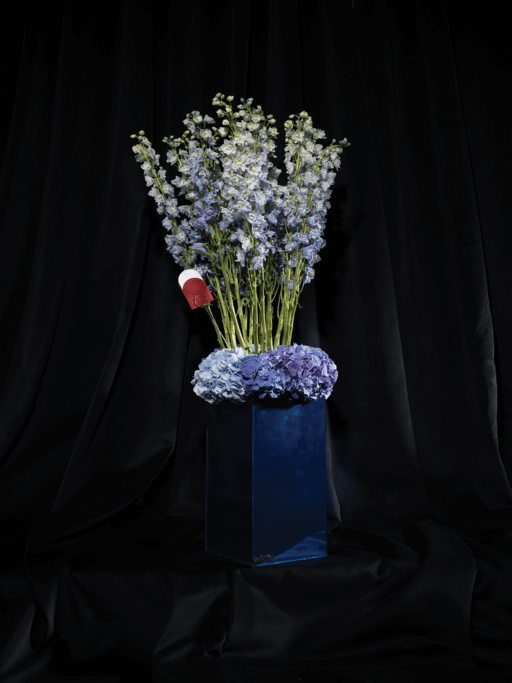 LARGE BLUE VASE