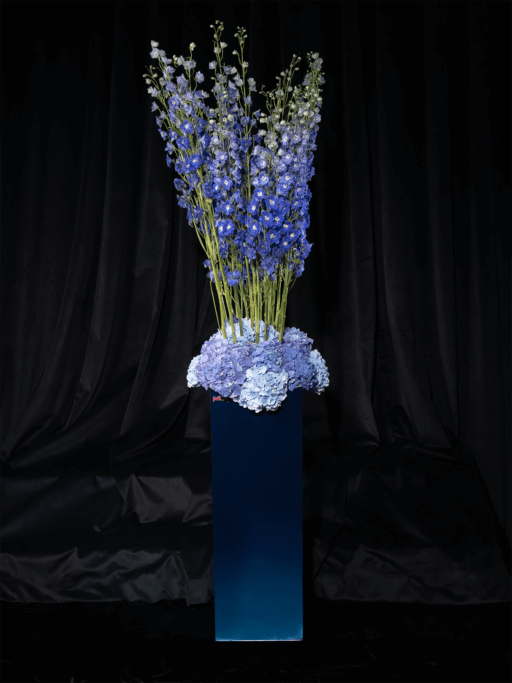 EXTRA LARGE BLUE VASE