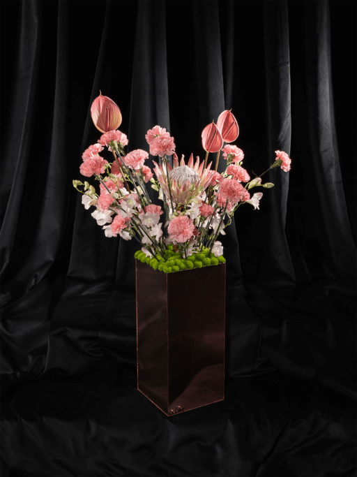 LARGE PINK VASE